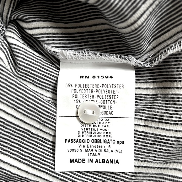 NaraCamicie Long sleeve blouse bodysuit from Italy. Size US L - Picture 11 of 12